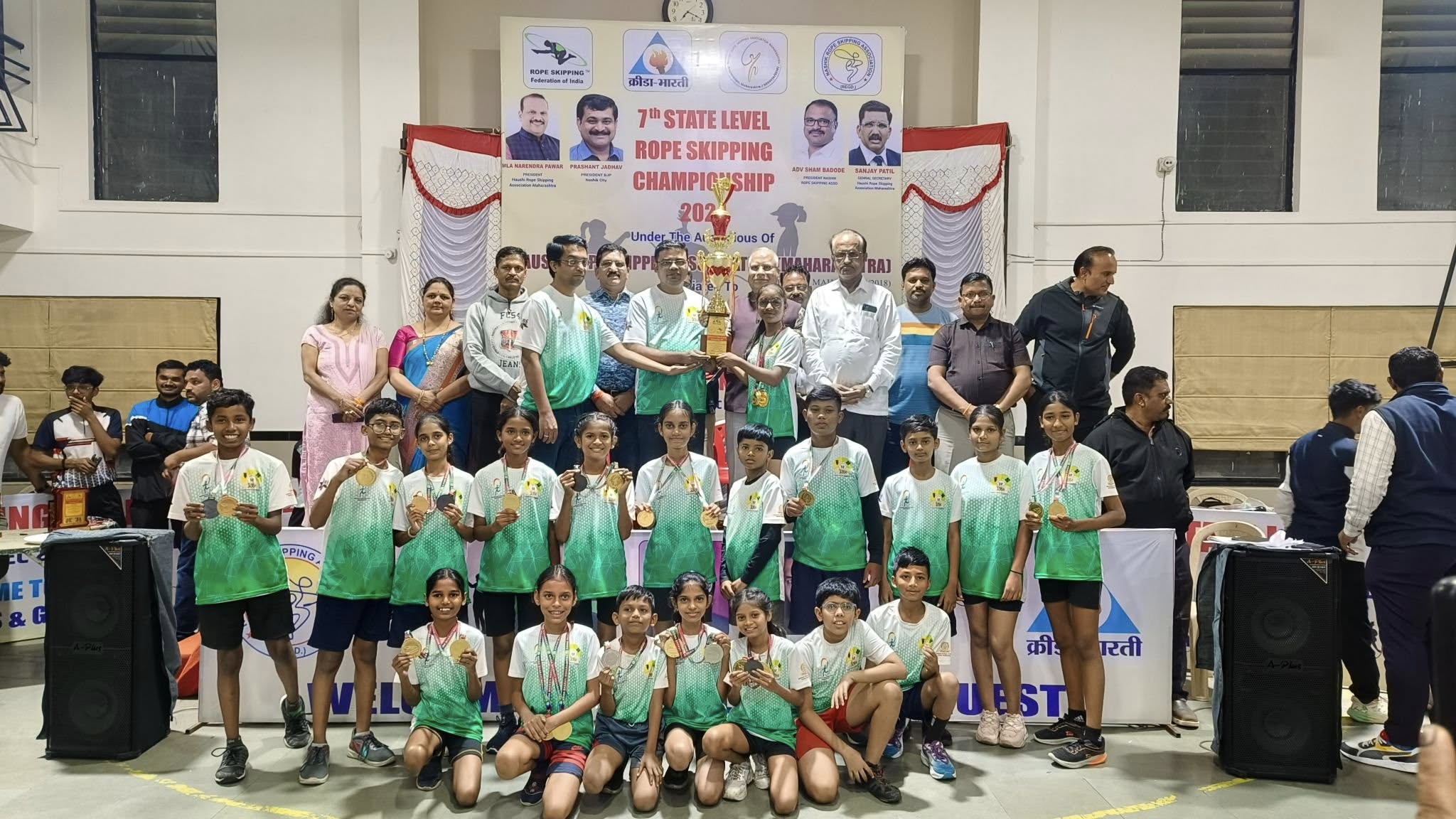30th November 24 – Nagpur Rope Skipping Association and Saving Dreamz Foundation Shine Bright at the 7th Maharashtra State Rope Skipping Championship 2024