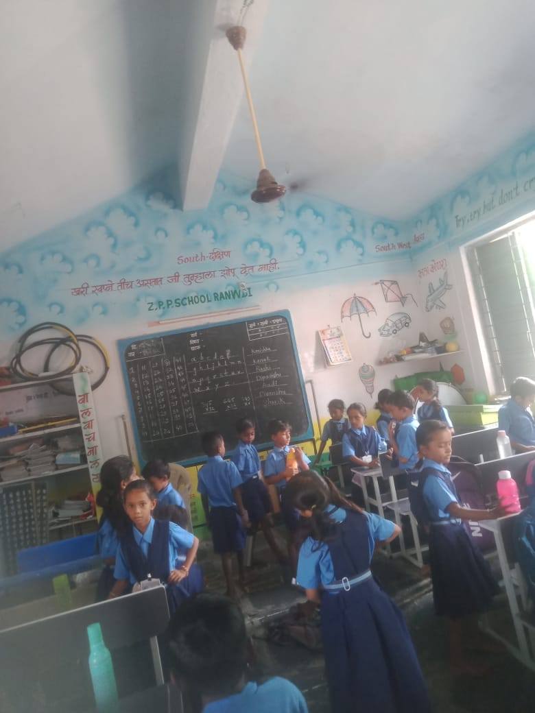 22nd July 25 – Fan Installation at Z.P.P.S. Ranwadi & Z.P.P. School, Sakharkheda By Saving Dreamz Foundation